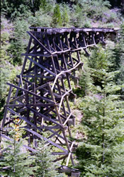 Far side of trestle